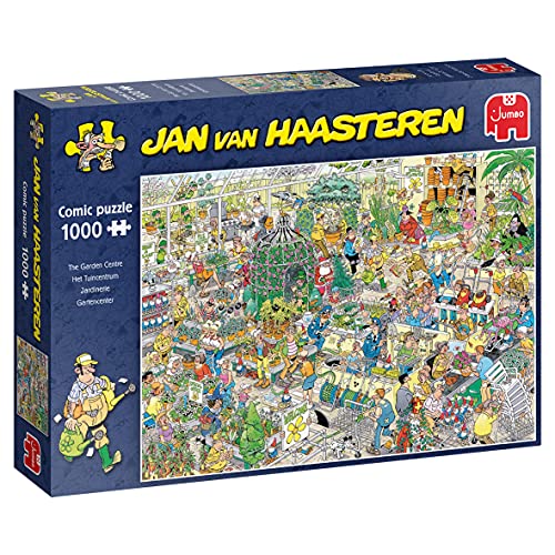 Jumbo Puzzles Jan van Haasteren Das Gartencenter - Puzzle 1000 Teile, Multi Kleuren