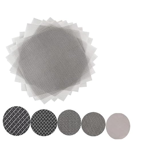 JWOO Metallreparatur-Drahtgeflecht, 30 cm, Filtergewebe, Siebfilter, gewebte Drahtgeflecht-Siebplatte, 4–400 Mesh (Color : 30Mesh, Size : 30x30cm)