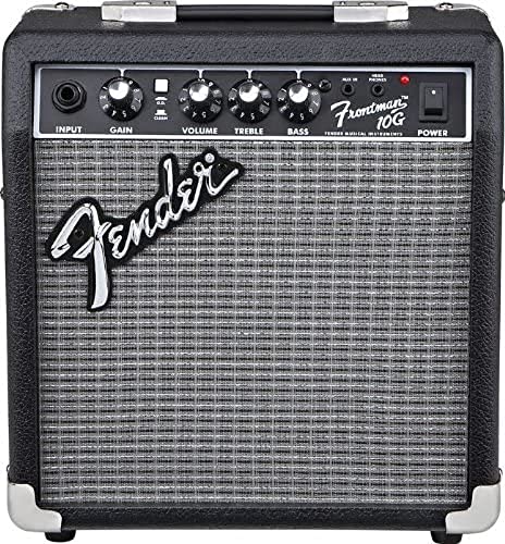 Fender Frontman 10G Combo Verstärker für Gitarre, Ideal für elektrische Gitarrenübungen