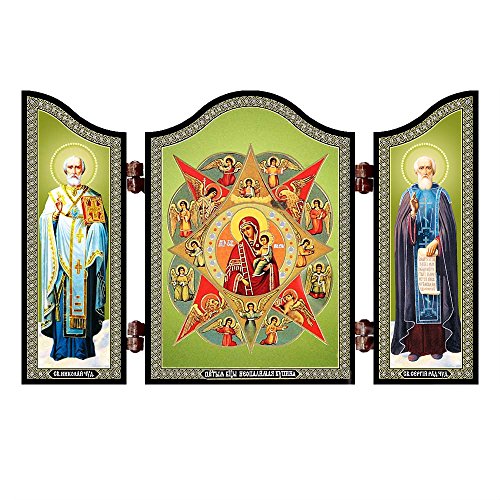 NKlaus 1444 GM vom unverbrennbaren Dornbusch christliche Ikone Neopalimaja Kupina