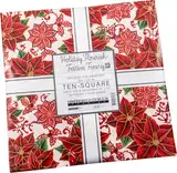 Holiday Flourish Festive Finery Holiday Ten Square 44 25,4 cm Quadrate Robert Kaufman TEN-1326-44, sortiert