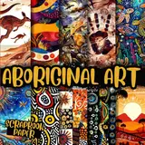 Aboriginal Art Scrapbook Paper: Double-Sided Decorative Craft Papers For Wrapping, Junk Journals & Mixed Media, Card Making And More