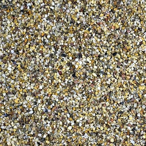 Kieselsteine Garten Quarzkies Zierkies 2-5 mm 25 kg Buntkies Teichkies Aquarium Kies Weg Steinteppich Zierstein Quarz