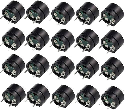 Aihasd 20PCS Passive Buzzer AC 12MM * 8.5MM 12085 16R Widerstand 3V 5V 12V