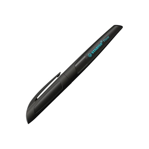 STABILO - Füller - Flow ACTIVE in schwarz - Einzelstift - inklusive Patrone