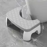 Toilette Töpfchen Hocker für Badezimmer, 7" Heavy Duty Kunststoff Portable Poop Fuß Hocker für Erwachsene jeder Fußhocker hockend