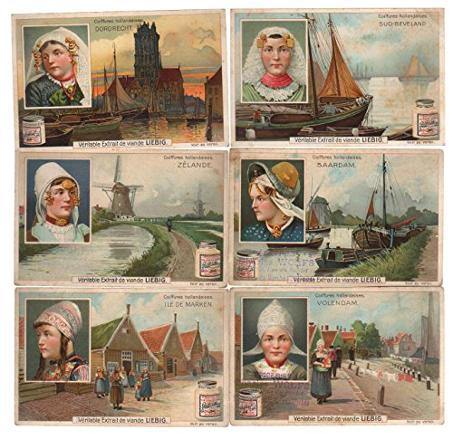 Hut Hüte Hutmode Mode coiffures Holland Lithographie lithograph Liebig