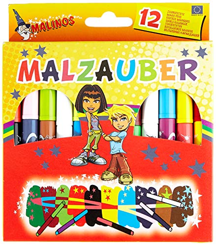 MALINOS 300005 Malzauber 12 Stifte, 12er Set Zauberstifte