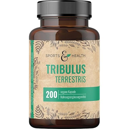 Tribulus Terrestris – 200 Kapseln – 90% Saponine – Premium Qualität – Laborgeprüft – Vegan – Frei von Zusatzstoffen