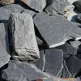 Schiefersplitt Assulo Slate Anthrazit 20/70 mm (25 kg Sack)