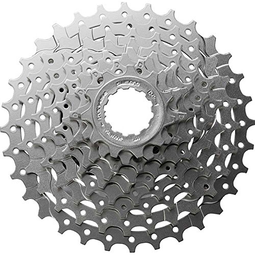 Shimano Kassette 9 Fach, silber, 17 x 17 x 6 cm