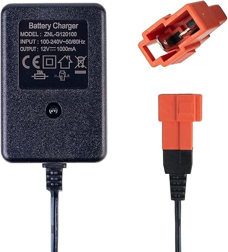 12 Volt Batterieladegerät für Aufsitzspielzeug 12V Kinder Aufsitzauto Ladegerät, 12V Elektroauto Aufsitzspielzeug Batterie Stromadapter Vierkantstecker