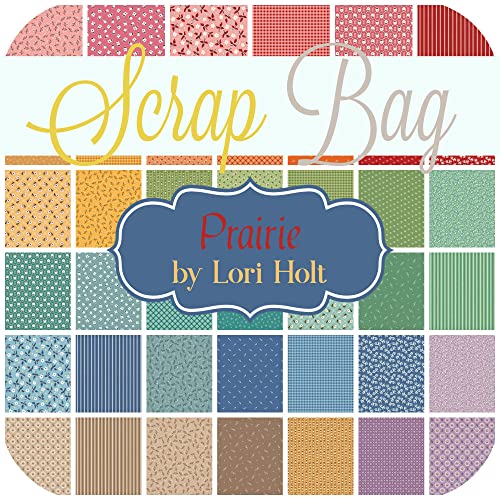 Lori Holt Prairie Scrap Bag (ca. 2 Meter) für Riley Blake 2 Yards DIY Quilt Stoff