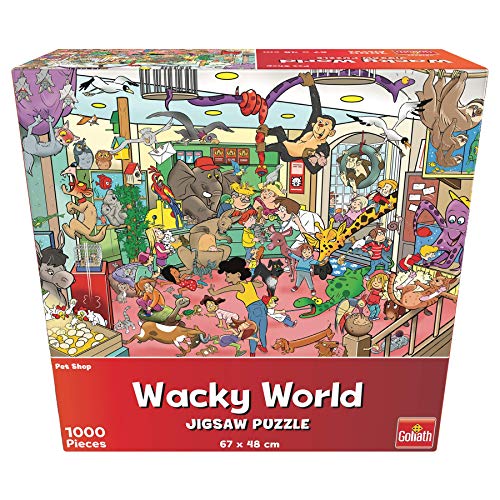 Goliath 918557006 Puzzle Tierhandlung Wacky World, bunt