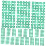VALICLUD 1000Stücke Qualitätskontrollaufkleber Runde Inventaraufkleber Rückstandsfrei für Effiziente Lagerbestandsverwaltung Produktkennzeichnung