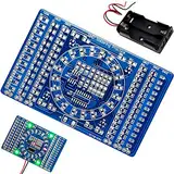 DAOKAI NE555 Löten Übungsplatine Elektronische DIY Kit Rotierende LED SMD 3-12V LED Komponenten Lötpraxis Bord,Skill Training Circuit Lötübungs Training Kit