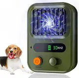 Antibell für Hunde, 3 Frequenzstufen Ultraschall Anti Bellen Gerät, Hund Antibell Gerät 33 Ft Anti-Bell-Geräte Hundetrainingshilfe Kleine Große Innen Außenbereich Hundebellen Gebührenpflichtig (Green)
