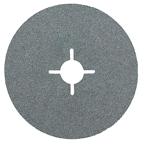 GRAPHITE Fiberschleifscheiben, Schleifscheiben Faser, 125 mm, Zircon, Körnung 60/80/100/120 - Hochwertige Schleifscheiben für präzises Schleifen - Packung mit 3 Stück (K120)