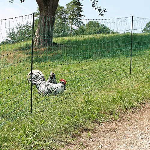 Kerbl 292212-5 Ersatzpfahl Einzelspitz für Geflügelnetz, Schwarz, 112cm Höhe