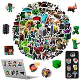 100 Stück Minecraft Sticker Pack Auto Aufkleber Minecraft Sticker Bomb Mix Aufkleber für Laptop Skateboard Gitarre Gepäck Wasserflasche Telefon