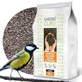 25 kg Schwarze Sonnenblumenkerne Winterfutter Vogelfutter Winter Wildvogel