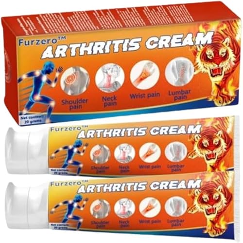 Generisch 2 Stücke Arthritis Creme, Kurkuma Creme, Kurkuma Massagecreme für Männer und Frauen (20G X 2)