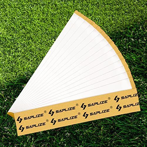 SAPLIZE Golf-Griffband, 5,1 x 25,4 cm, lösungsmittelaktiviert, doppelseitig, Klebestreifen zum Umgreifen von Golfschlägern, Holz, Hybrid, Eisen, Keil-Putter, einfach abzuziehen und vorzuschneiden, 15