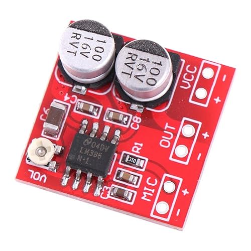 MakerMind LM386 Mikrofon Verstärker Modul DC 4-12V kompatibel mit Arduino, Raspberry Pi DIY Elektronik