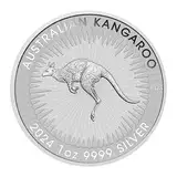 Silbermünze Australien Känguru Kangaroo 2024 1 oz Perth Mint Bullion