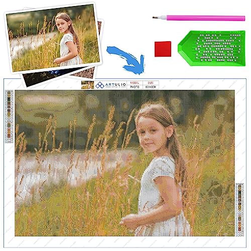 ARTULIO 5D Diamond Painting Eigenes Foto - 40x30 cm – Diamond Painting Selbst Erstellen