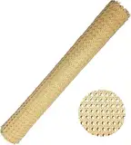 selliner Wiener Geflecht,60cmx 200cm Schimmelfest Rattan,PE Plastik Wasserdicht Rattan Geflecht,Stuhl Wiener Geflecht Reparatur Wabengeflecht,Rattan-Gewebe für Kunsthandwerk,DIY Rattan Möbel