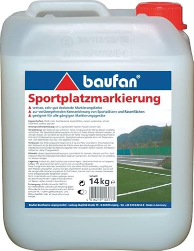 Baufan Sportplatz Markierung Markierungsfarbe 14kg