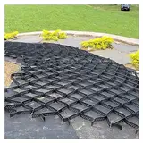 UTTDP HDPE-Einfahrtsstabilisierungsgitter for Kies, Wohnmobilparkplätze und Hänge – Hochleistungs-Bodengitterpflaster, 40 cm x 40 cm, 1885 Pfund Stärke(3m x 3m (10ft x 10ft))