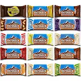 Davina Energy OatSnack Riegel - MIX Box - Haferflocken Kohlenhydrat Riegel, von Hand gemacht, 15 Riegel (980 g)