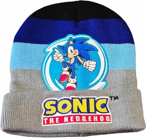 SONIC Wintermütze Weich und Warm für Kinder Grau, Einheitsgröße