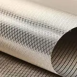 KSQP Abschirmgewebe Blocker in Militärqualität Kupfer-Nickel-Faraday-Gewebe Abschirmung von RF-Signalen von Strahlung/Singal für Leitfähige Bremsbeläge, EMI, Internet, Handy,silver-1x1.1m