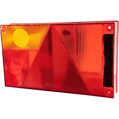 mb-m Lichtscheibe für Rückleuchte Aspöck Multipoint 1 I links 18-8450-007 Ersatzglas für Pkw Anhänger