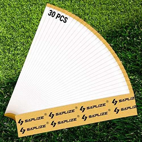 SAPLIZE Golfgriffband, 5,1 x 25,4 cm, lösungsmittelaktiviert, doppelseitig, Klebestreifen zum Nachreißen von Golfschlägern, Holz, Hybrid-Eisenkeil-Putter, einfach abzuziehen und vorzuschneiden, 30