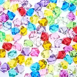 Unvtap 270 Stück Deko Diamanten Bunt, Acryl Juwelen Piraten Edelsteine Set für Hochzeit, Party, Vasenfülle