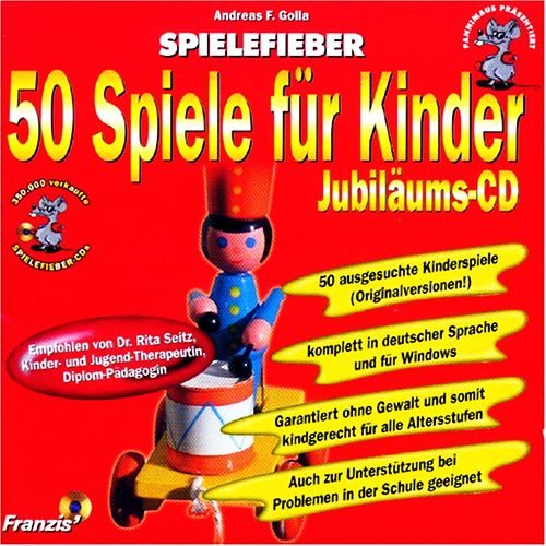 50 Spiele für Kinder - CD-ROM für Windows (Jubiläums- CD / Edition Spielefieber) [Therapeutisch empfohlene Originalversionen ohne Gewalt]