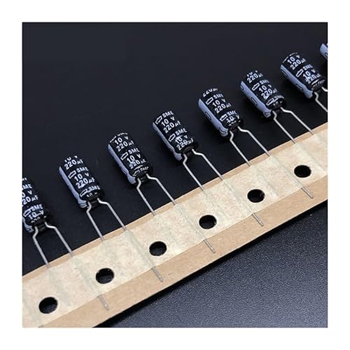 20Pcs/Lot 220uF 10V NCC SME Series 6.3x11mm 10V220uF Aluminum Electrolytic Capacitor Capacitance Meters