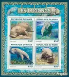 Prophila Collection Niger 4572-4575 Kleinbogen (kompl. Ausg.) postfrisch ** MNH 2016 Dugongs (Briefmarken für Sammler) Sonstige Säugetiere (Affen/Dinos/Elephanten …)