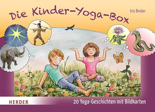 Die Kinder-Yoga-Box: 20 Yoga-Geschichten mit Bildkarten