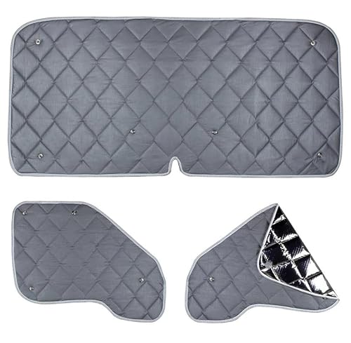 GipsyCamper Thermomatten Citroen Jumper ab 2015 | für das Fahrerhaus | Fensterabdeckung für Citroen Jumper | Sichtschutz Citroen Jumper| Premiumqualität Made in Germany | Thermoisolierung
