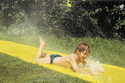 BUSDUGA 2742 - XXL Wasserrutsche Water Slide 6,10m, Aus zahllosen Düsen Spritzen Wasserstrahlen