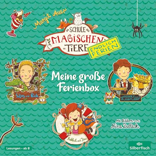 Meine große Ferienbox - Rabbat und Ida, Silas und Rick, Henry und Leander: Die Schule der magischen Tiere - Endlich Ferien