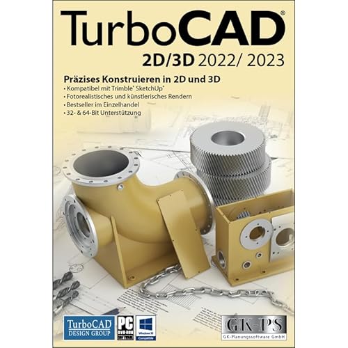 TurboCAD 2D/3D 2022/2023 - Windows - Vollversion