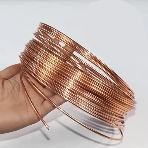Weiche Kupferwicklungstube, T2 - Rotkupfertubing, Kapillarmetallrohre für Klimaanlagen und Kühlungen, 5 Meter (2.0mm/5 Meter Kupferrohr)