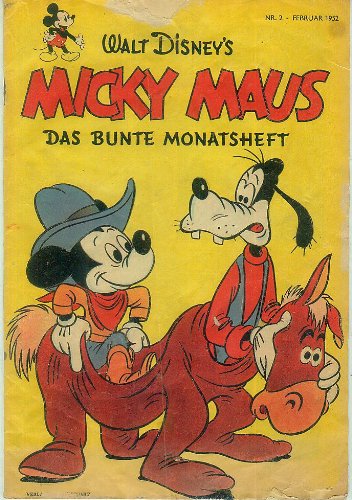 Walt Disney's Micky Maus Das bunte Monatsheft Nr. 2 Februar 1952 Nachdruck 1985 (Walt Disney's Micky Maus Das bunte Monatsheft)