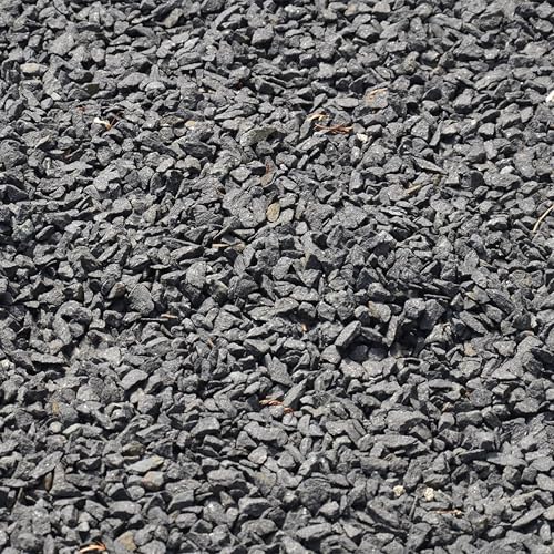 4myBaby GmbH Best for Garden Granit Ziersplitt schwarz 5-12 mm umweltfreundlich klein Kies Splitt Natur bunt für Beete, Wege & Gartenteiche Zierkies 10 kg-500 kg zur Auswahl (10 kg)